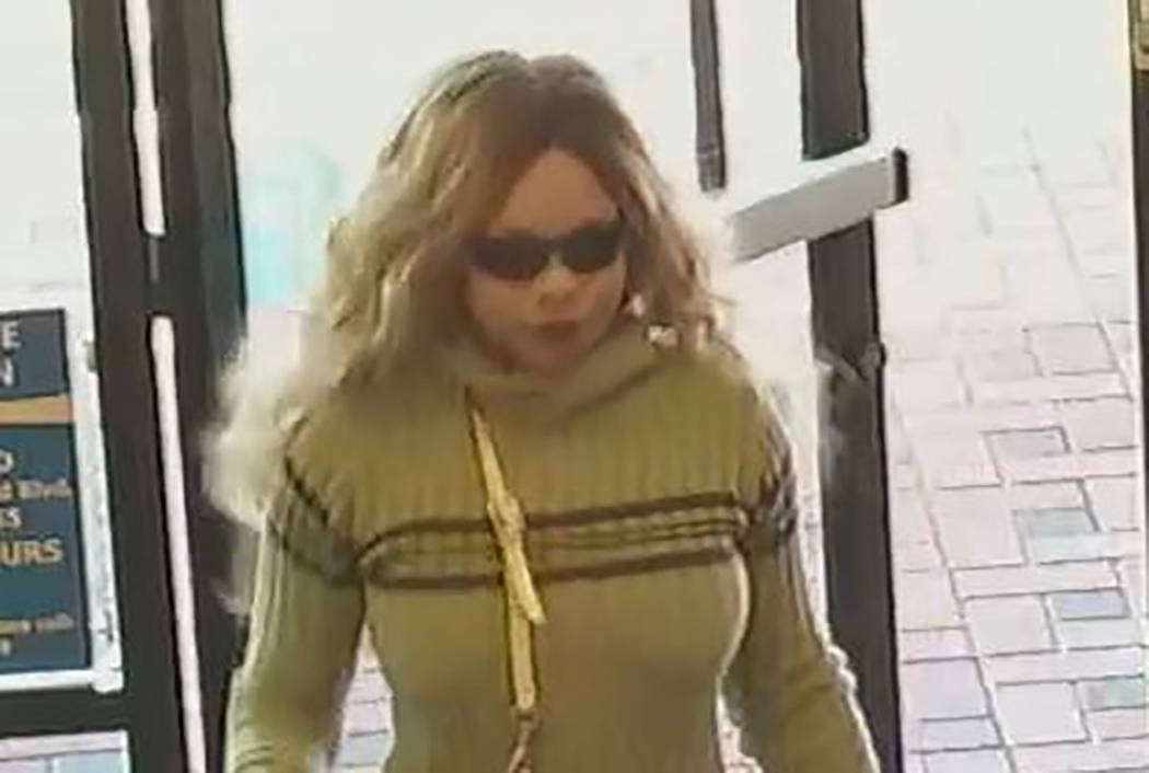 A woman is suspected of robbing four businesses in the northwest Las Vegas Valley. (Las Vegas M ...