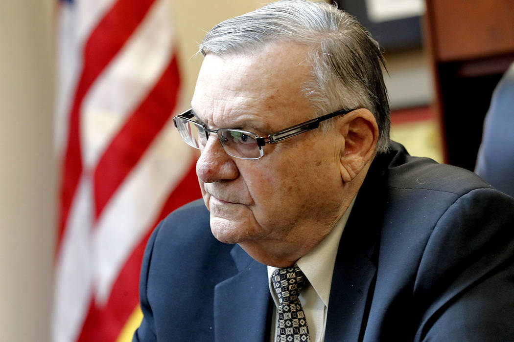 A court has scheduled arguments on Oct. 23 in former Sheriff Joe Arpaio’s appeal of a ruling ...