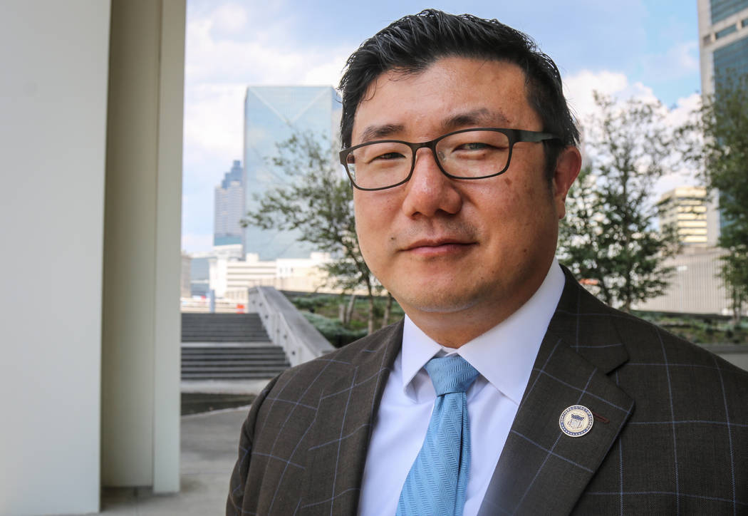 U.S. Attorney Byung J. "BJay" Pak is seen following a news conference on Tuesday, Aug ...