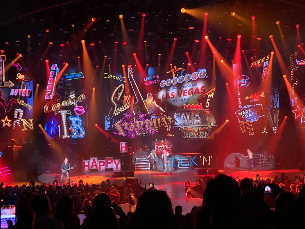Def Leppard opens its 12-show residency run at Zappos Theater at Planet Hollywood on Wednesday, ...