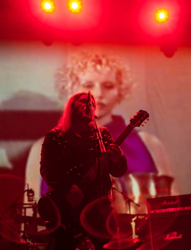 Jus Oborn, of Electric Wizard, performs at the Mandalay Bay Events Center during the Psycho Las ...