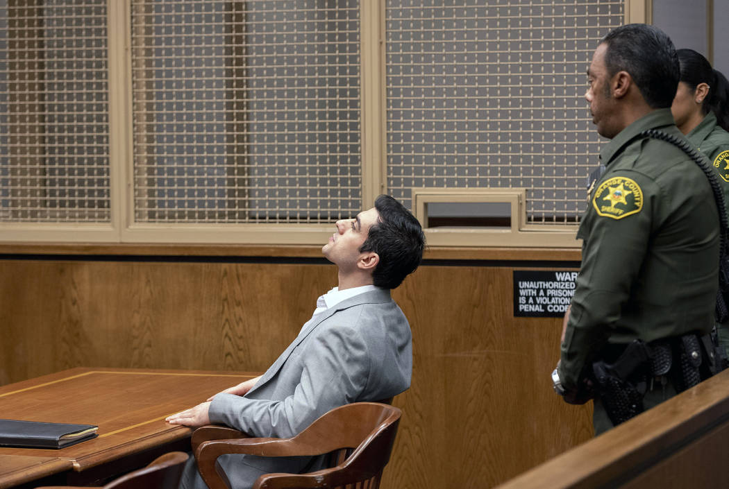 Defendant Hossein Nayeri sits in court following a guilty verdict in his trial, Friday, Aug. 16 ...