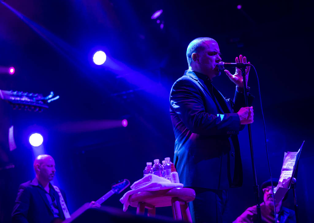 Philip Anselmo performs with his new band, En Minor, at House of Blues during the Psycho Las Ve ...