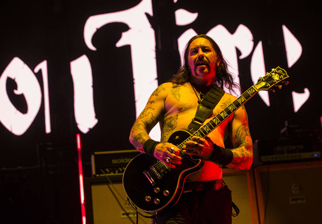Matt Pike of High on Fire performs at the Mandalay Bay Events Center during the Psycho Las Vega ...