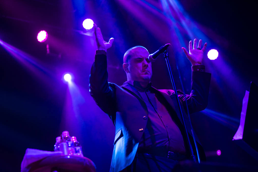 Philip Anselmo performs with his new band, En Minor, at House of Blues during the Psycho Las Ve ...