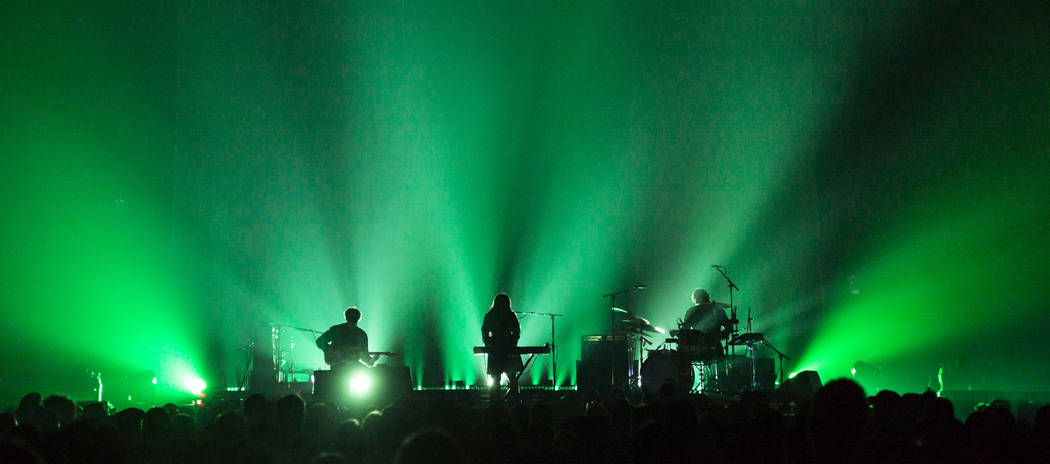 Beach House performs at the Mandalay Bay Events Center during the Psycho Las Vegas music festiv ...