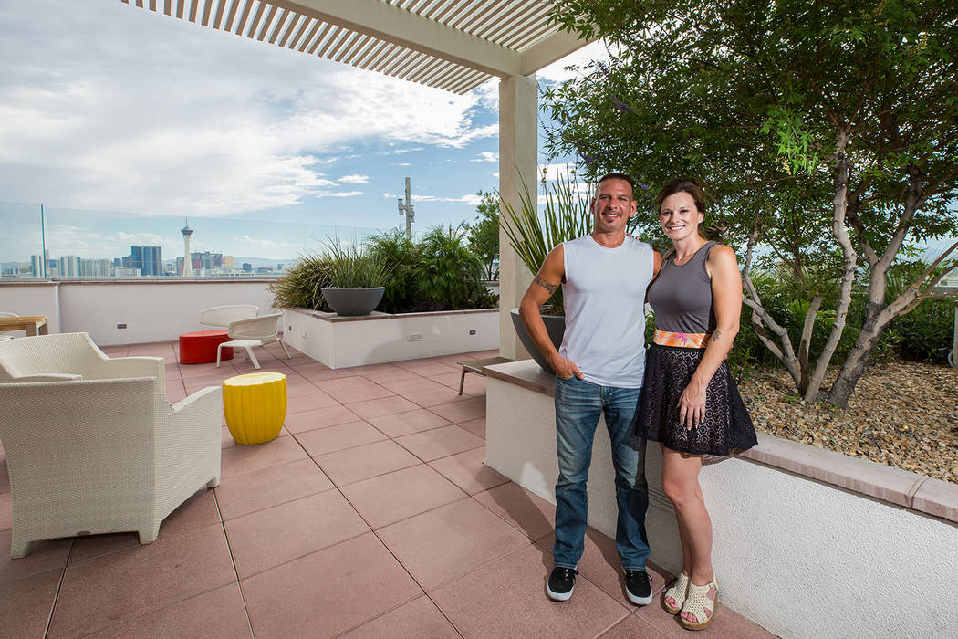 Brenda and Dan Dinga purchased a condo in The Ogden, a downtown Las Vegas high-rise. (The Ogden)