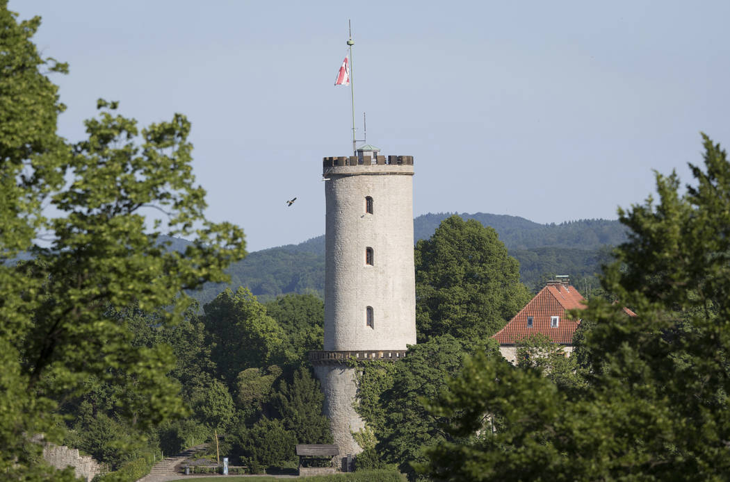 FILE - In this May 27, 2017 file photo, a castle is pictured in Bielefeld, Germany. The Germany ...