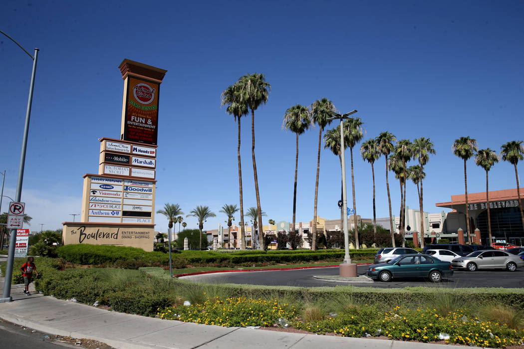 The Boulevard Mall in Las Vegas Wednesday, Aug. 21, 2019. (K.M. Cannon/Las Vegas Review-Journal ...