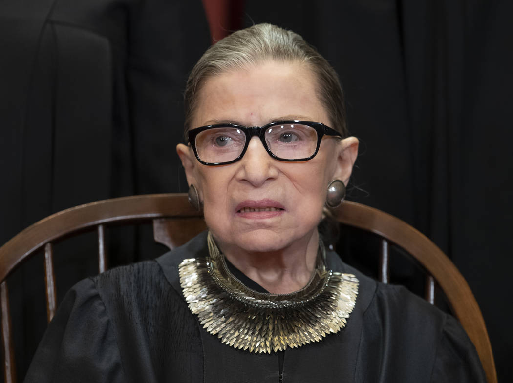 The Supreme Court announced Aug. 23, 2019, that U.S. Supreme Court Justice Ruth Bader Ginsburg ...