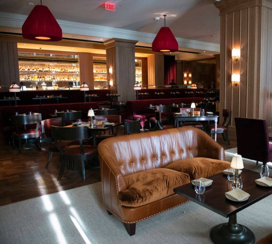 The dining area at NoMad Bar and Restaurant at Park MGM in Las Vegas, Monday, Oct. 8, 2018. Car ...