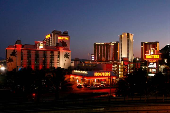 In this Aug. 26, 2008, file photo, Hooters hotel-casino, which saw strong revenue numbers in th ...