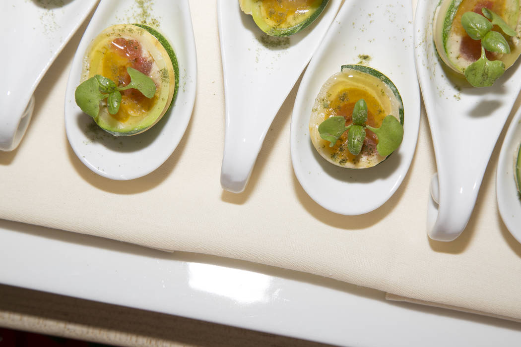 Photo by Rinah Oh French Ratatouille Rolls prepared at the James Beard House in New York City.