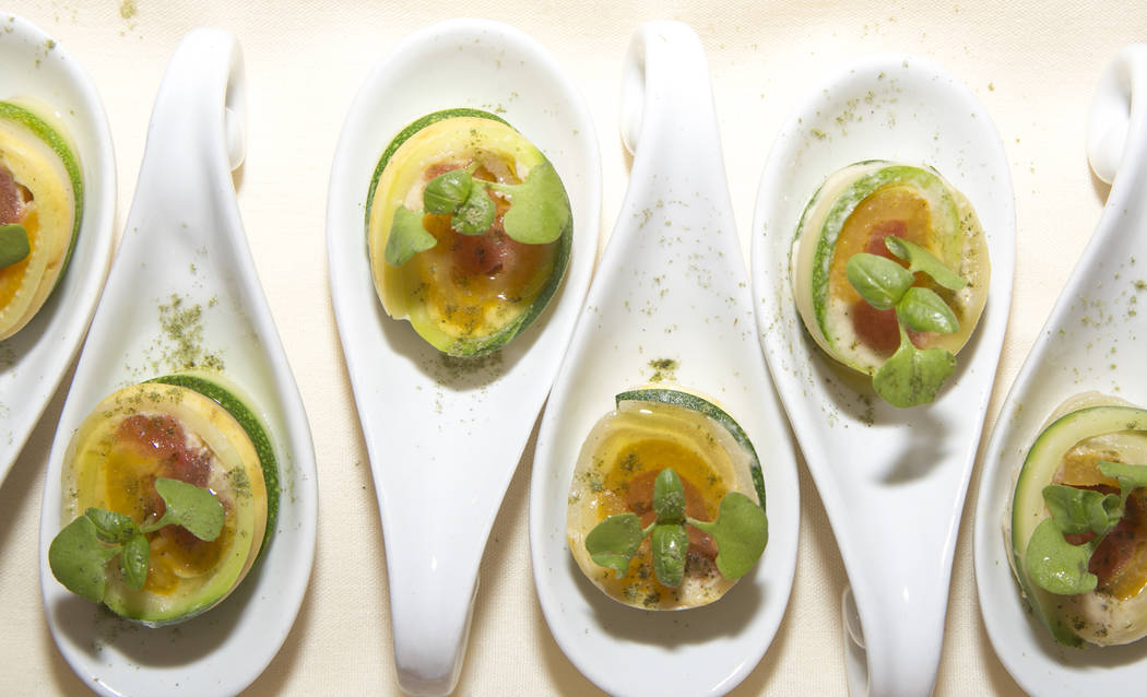 Photo by Rinah Oh French Ratatouille Rolls prepared at the James Beard House in New York City.