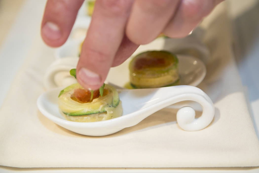 Photo by Rinah Oh French Ratatouille Rolls prepared at the James Beard House in New York City.