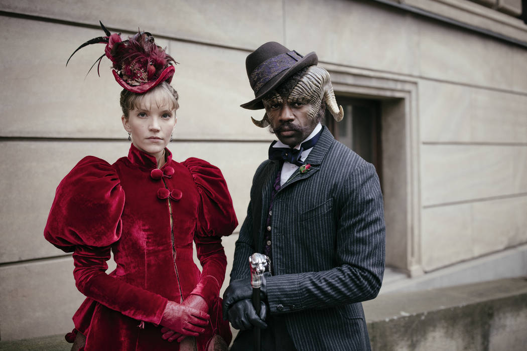 Tamzin Merchant and David Gyasi star in "Carnival Row." (Amazon Prime)