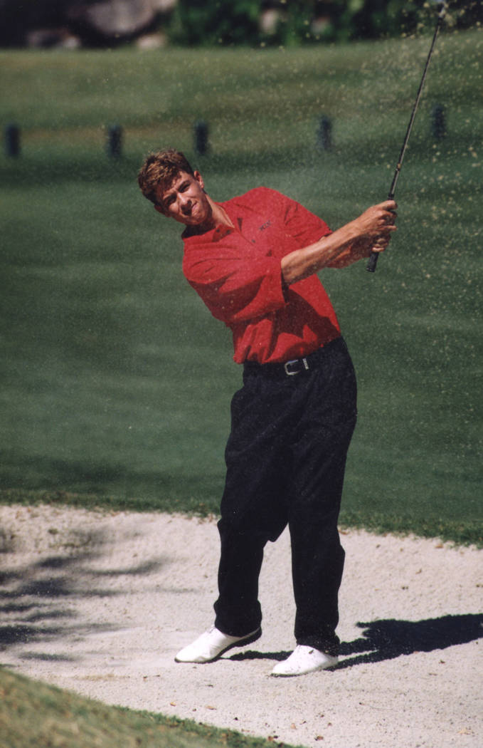 Adam Scott, shown when he was a UNLV All-American in 1998-99, also won the 2013 Masters and has ...