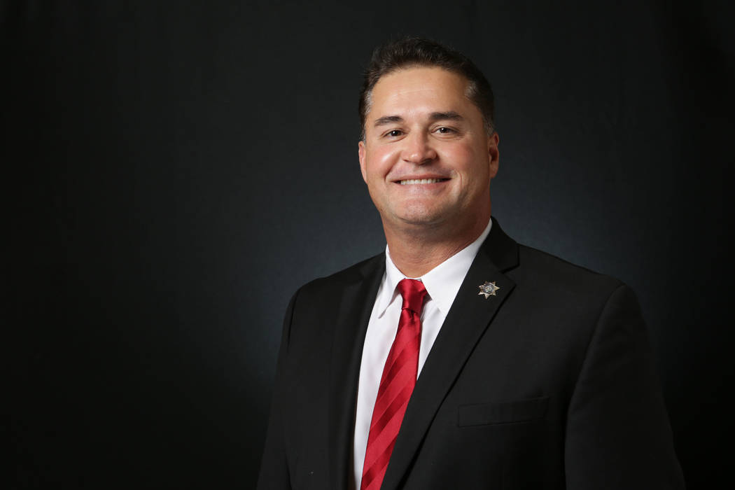 Jimmy Vega, candidate for Constable North Las Vegas, is photographed at the Las Vegas Review-Jo ...