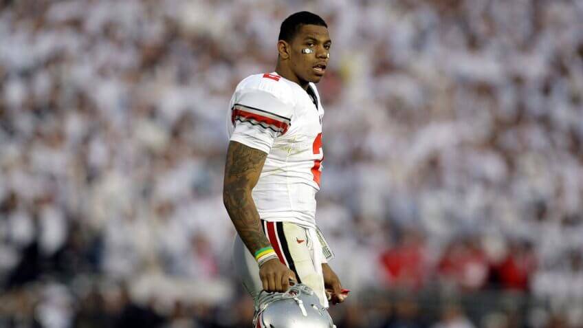 Ohio State quarterback Terrelle Pryor in 2009. (Carolyn Kaster/AP/Shutterstock.com)