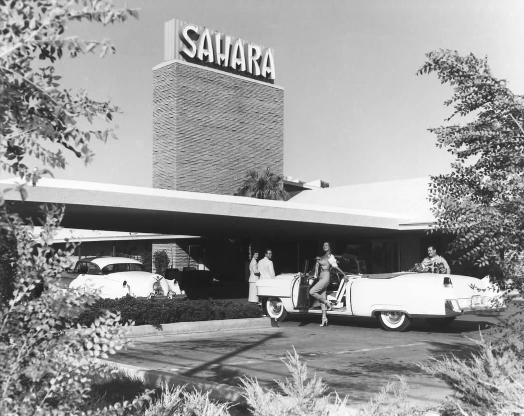 The Sahara hotel in Las Vegas is seen in the 1950s. (Las Vegas Review-Journal file photo)