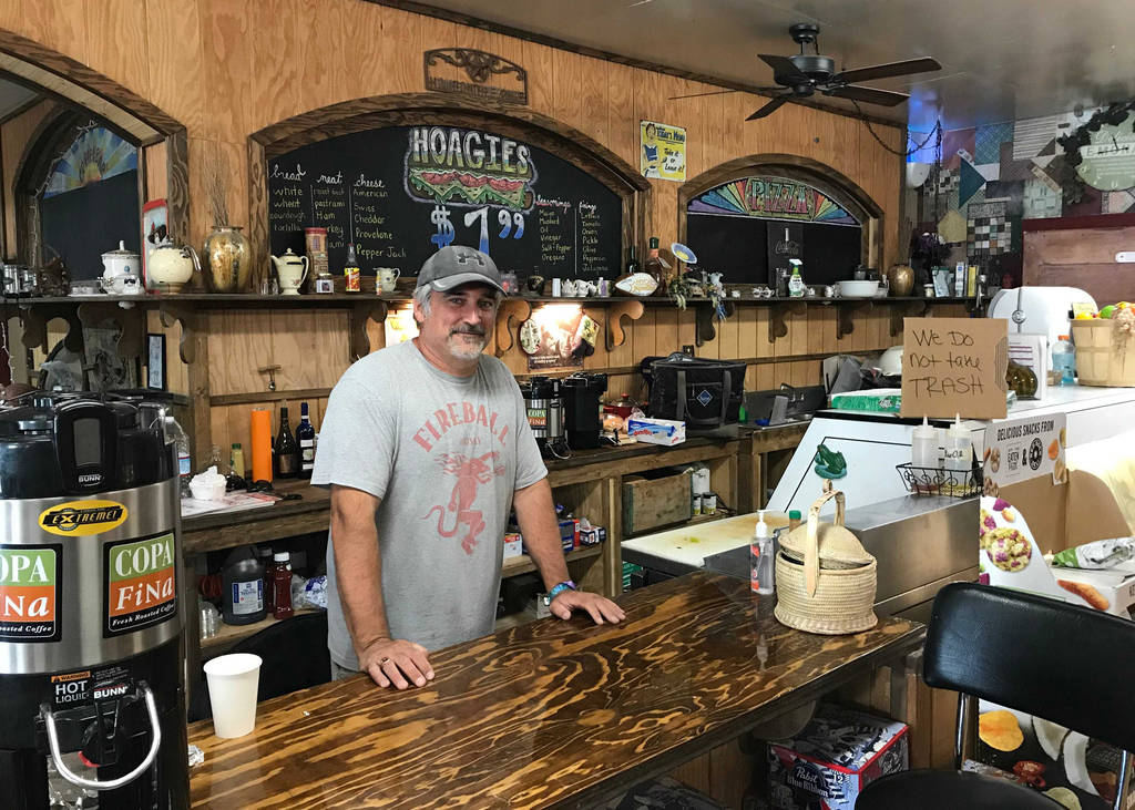 IDana Sparkes, who has owned the Empire Store since 2010, stands at the counter in Empire, Nev. ...