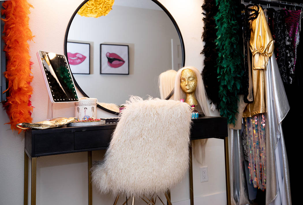 The "drag room" has a place for the star to get ready for the show. (Tonya Harvey/Real Estate M ...
