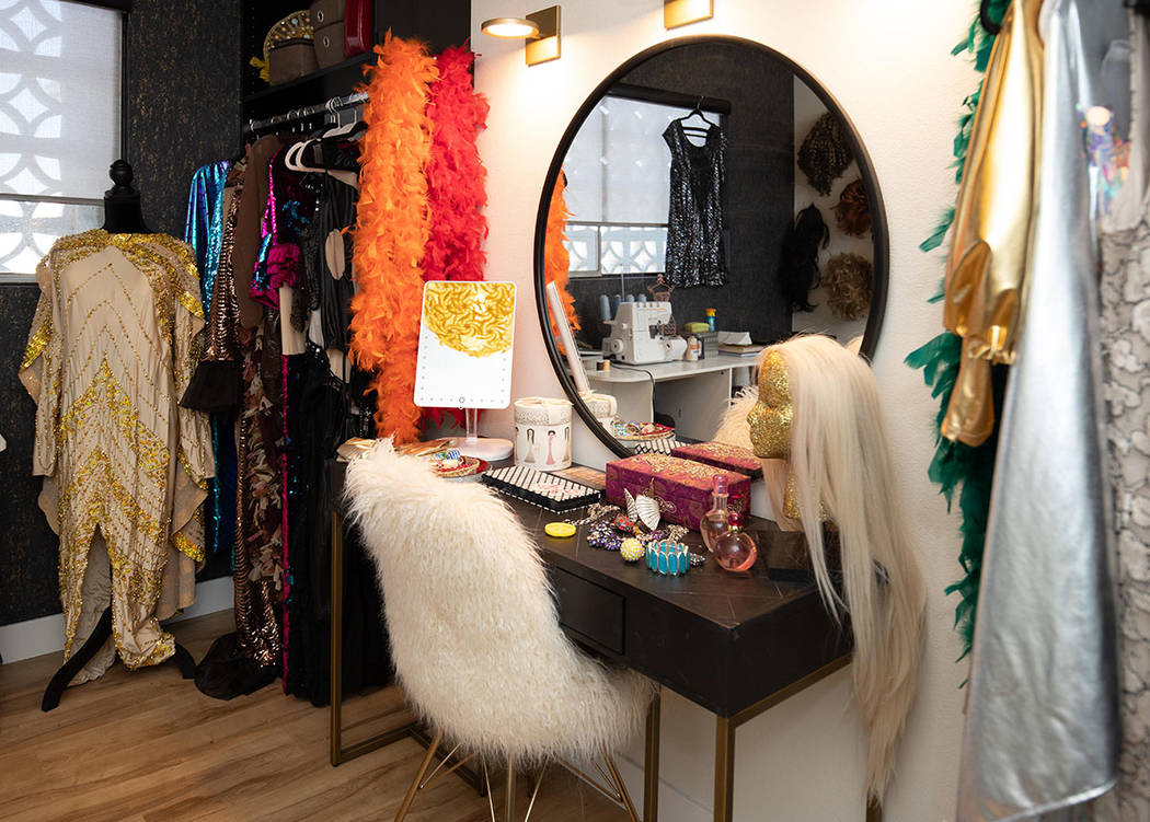 A mirror was a must for the "drag room." (Tonya Harvey/Real Estate Millions)