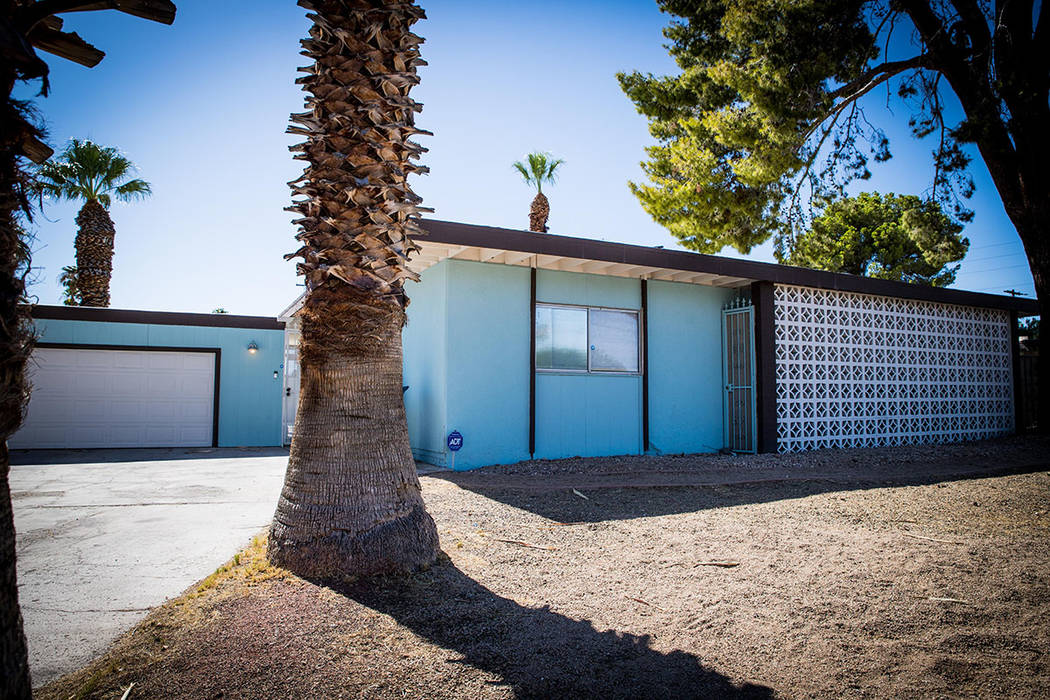 The 1,720-square-foot midcentury rancher is in the Paradise Palms neighborhood and is on the hi ...
