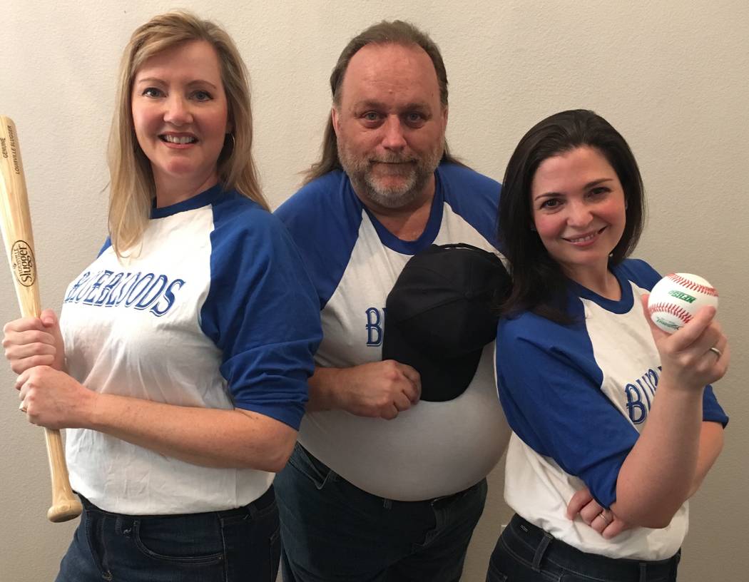 "Cooperstown" cast members (L to R): Lisa Elliott, Travis Lewis and Athena Mertes (Opera Las Vegas)