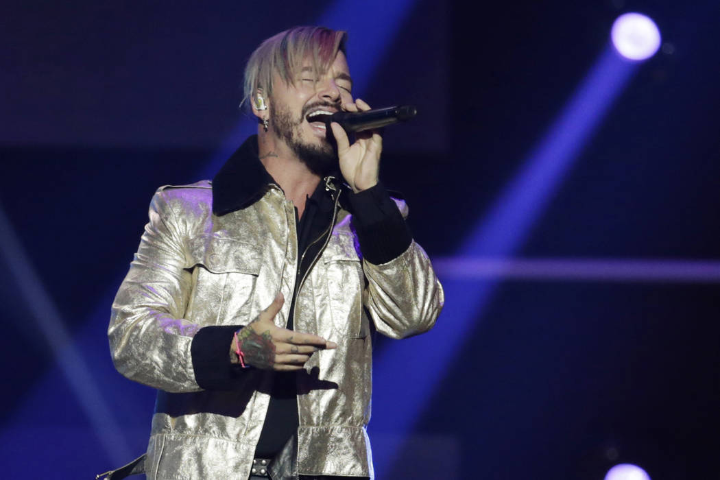 Singer J Balvin performs during the Latin Billboard Awards Thursday, April 27, 2017 in Coral Ga ...