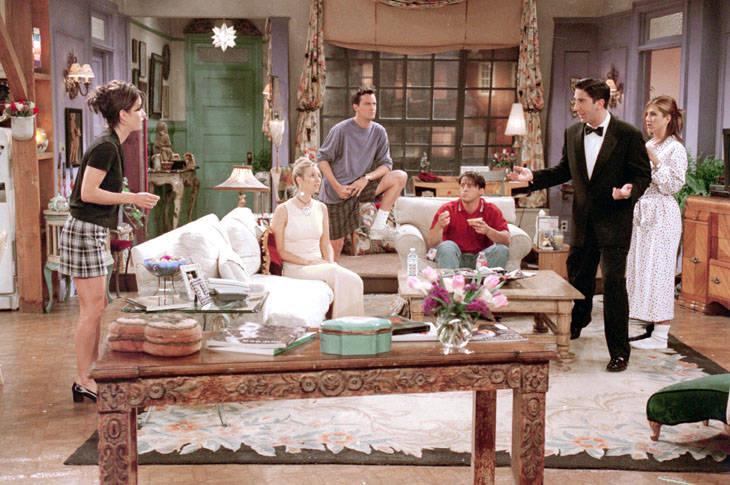 A still from the "Friends" episode "The One Where No One's Ready" (NBCUniversal, Inc.)