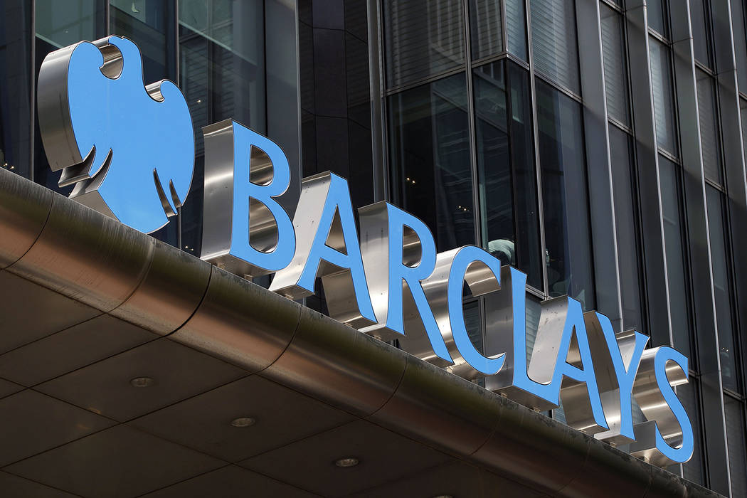 A view of Barclay's headquarter at London's Canary Wharf financial district, Thursday, June 28, ...