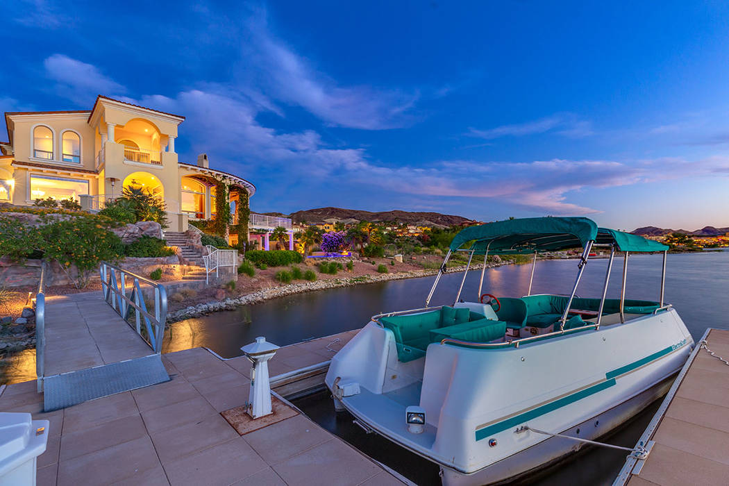 The home has its own boat dock. (Ivan Sher Group)