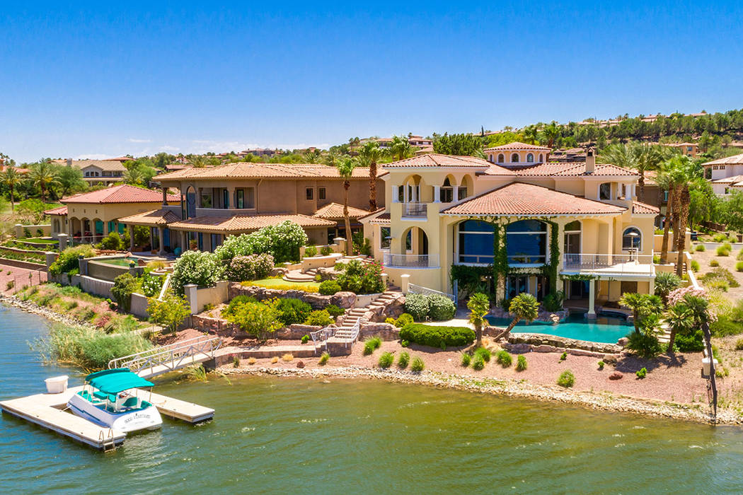 This Lake Las Vegas mansion has listed for $4.75 million. (Ivan Sher Group)