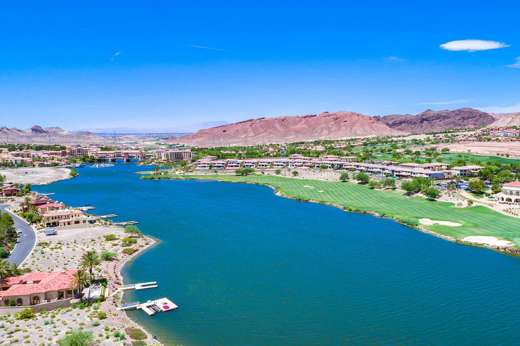 Lake Las Vegas is a Henderson community that features a 320-acre, man-made lake. (Ivan Sher Group)