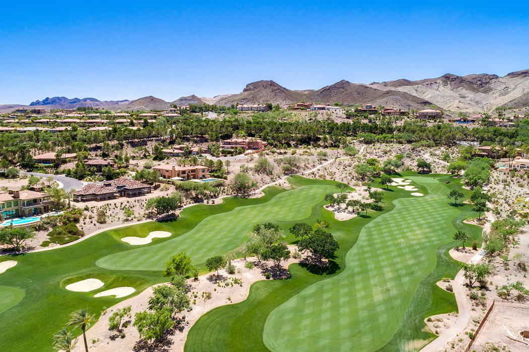 The golf course at Lake Las Vegas. (Ivan Sher Group)