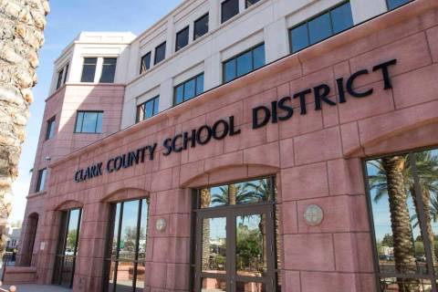 Clark County School District administration building at 5100 W. Sahara Ave. in Las Vegas (Richa ...