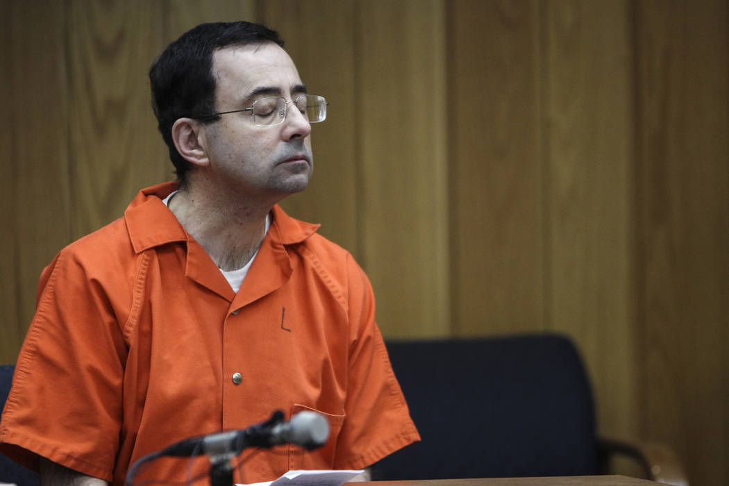 Larry Nassar (Matthew Dae Smith/Lansing State Journal via AP)