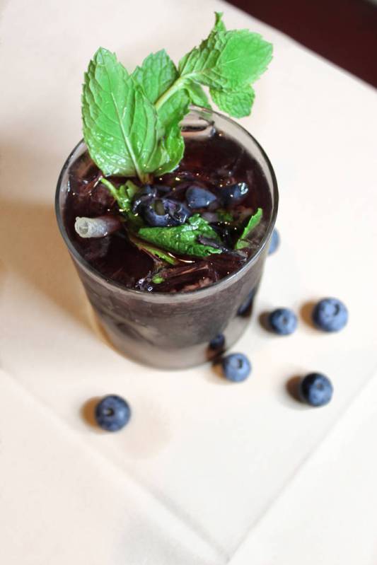 Blueberry Shine Mint Julep (South Point)