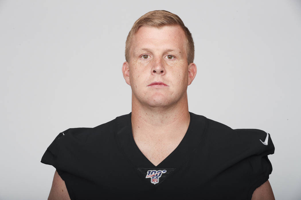 This is a 2019 photo of Jordan Devey of the Oakland Raiders NFL football team. This image refle ...