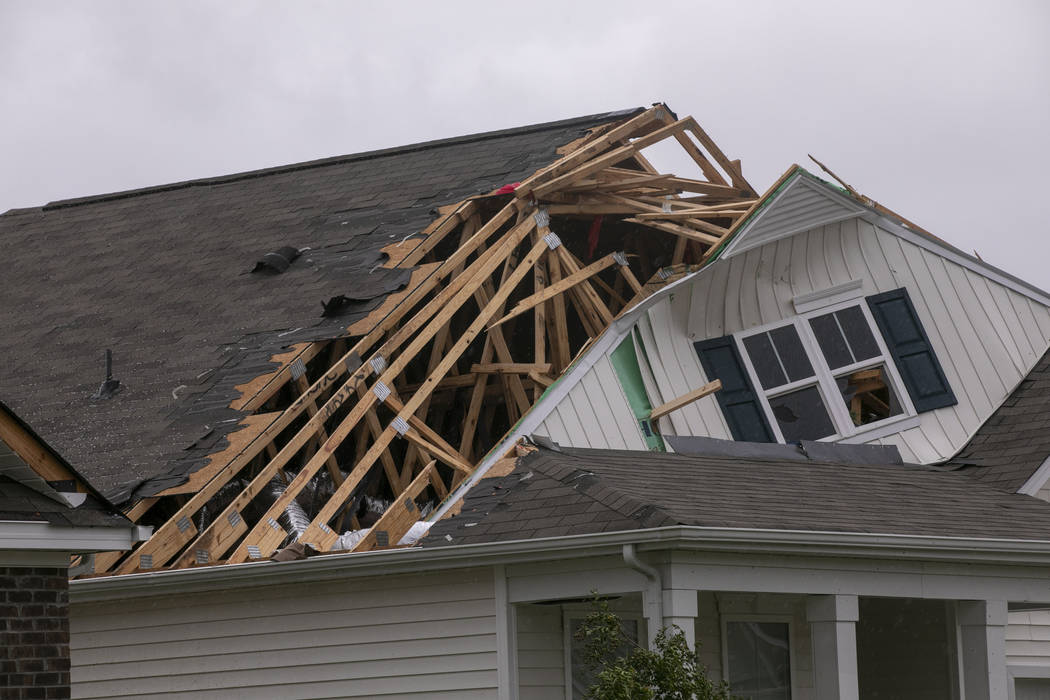 A tornado touched down in the The Farm at Brunswick County in Carolina Shores, N.C. on Thursday ...