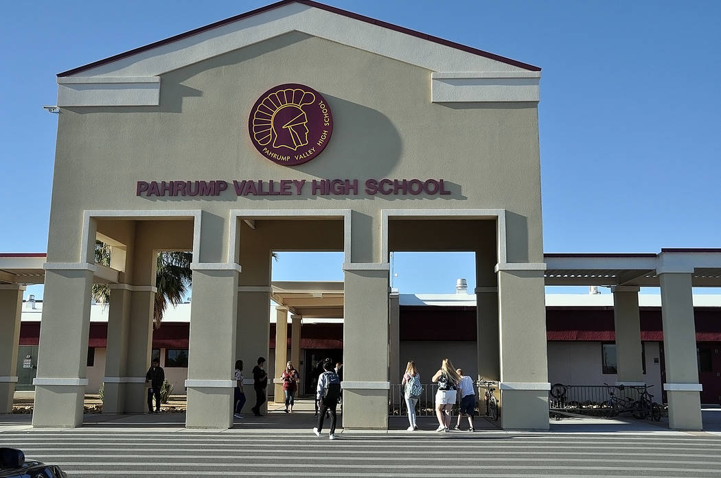 Pahrump Valley High School (Horace Langford Jr./Pahrump Valley Times)