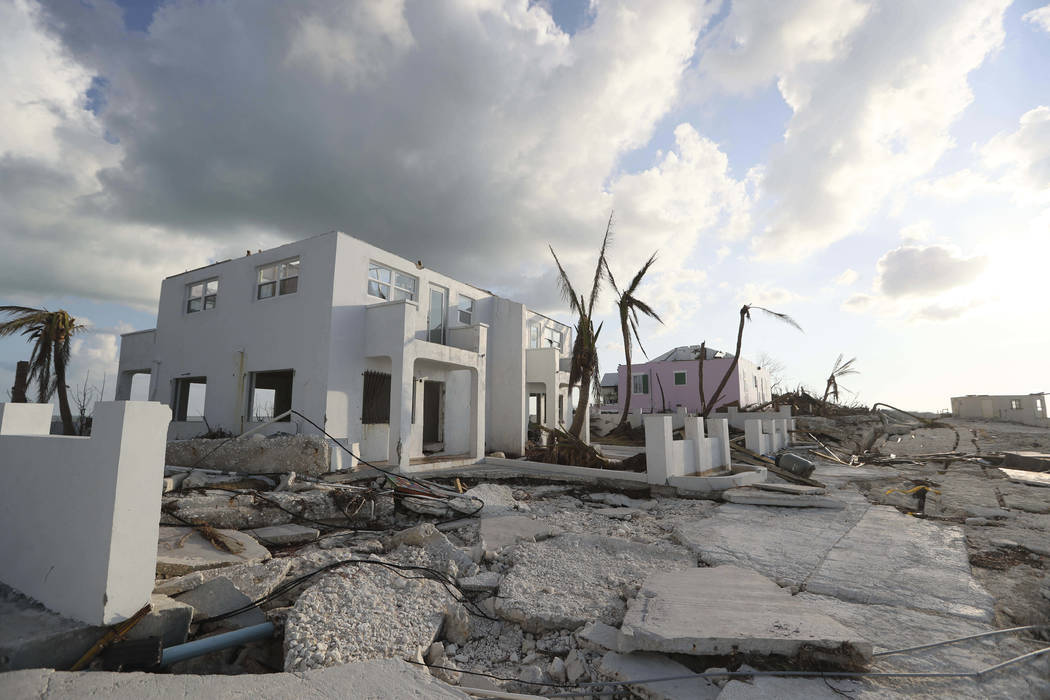 Destruction caused by Hurricane Dorian is seen in Eastern Shores, just outside Marsh Harbor, Ab ...