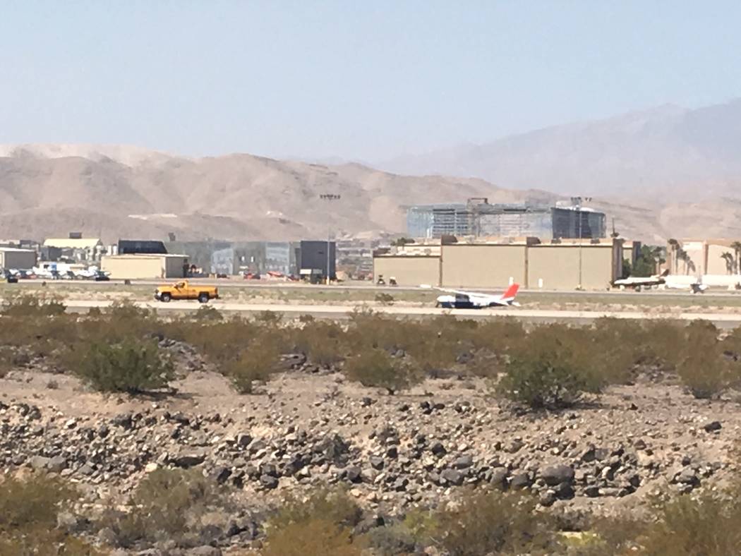 No one was injured Sunday morning after a plane made a hard landing at the Henderson Executive ...