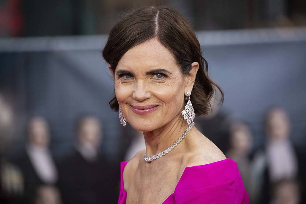 Actress Elizabeth McGovern arrives at the world premiere of the film "Downton Abbey" in London, ...