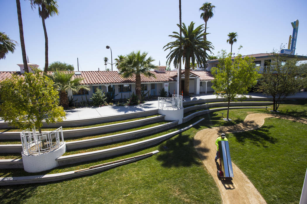 A view of the courtyard as renovation continues at Fergusons Downtown at Fremont and 11th stree ...