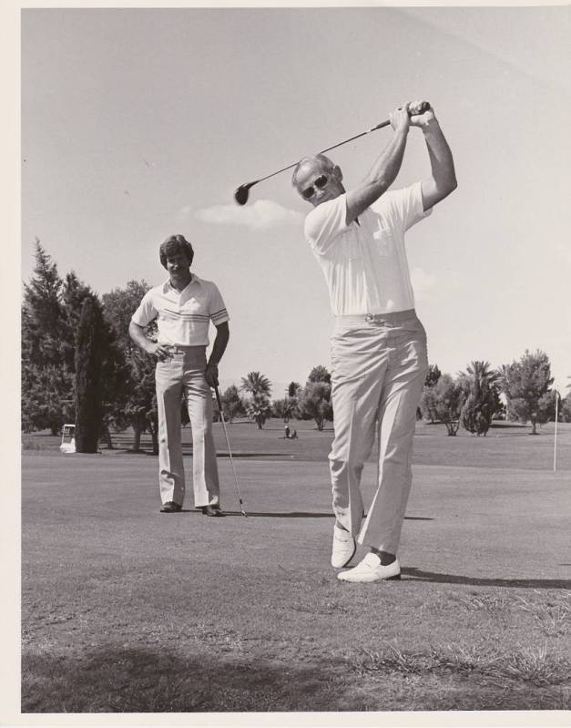 The late Don Welch, a 2019 Las Vegas Golf Hall of Fame inductee, was front and center to Las Ve ...