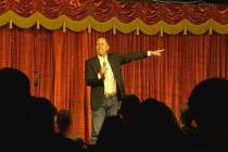 Jerry Seinfeld is shown in an unbilled performance at Brad Garrett's Comedy Club at MGM Grand o ...