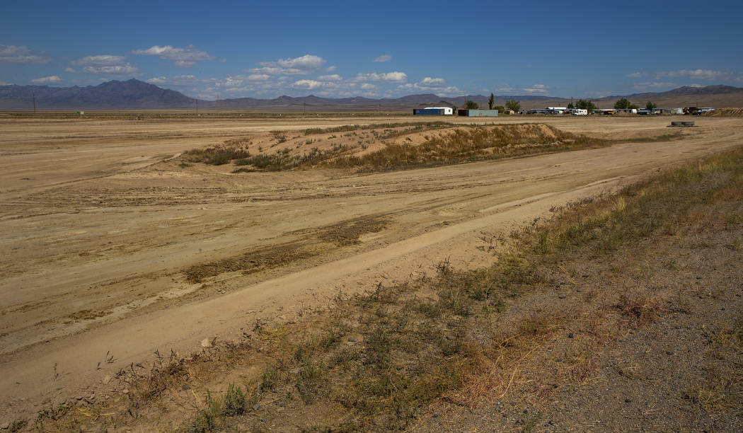 A piece of land yet prepared just north of the Little A'Le'Inn is slated to house the stage and ...