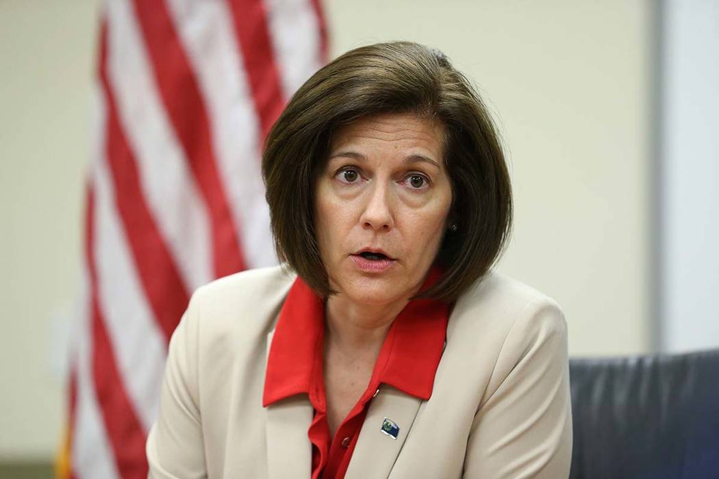 U.S. Sen. Catherine Cortez-Masto, D-Nev. (Erik Verduzco/Las Vegas Review-Journal)